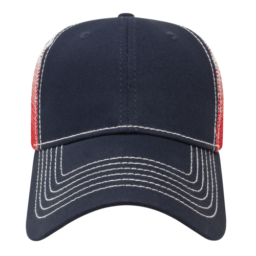 Gradient Fade Mesh Trucker Hat